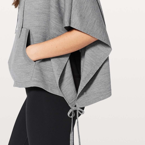Lululemon All in a Day grey poncho - Picture 3 of 4
